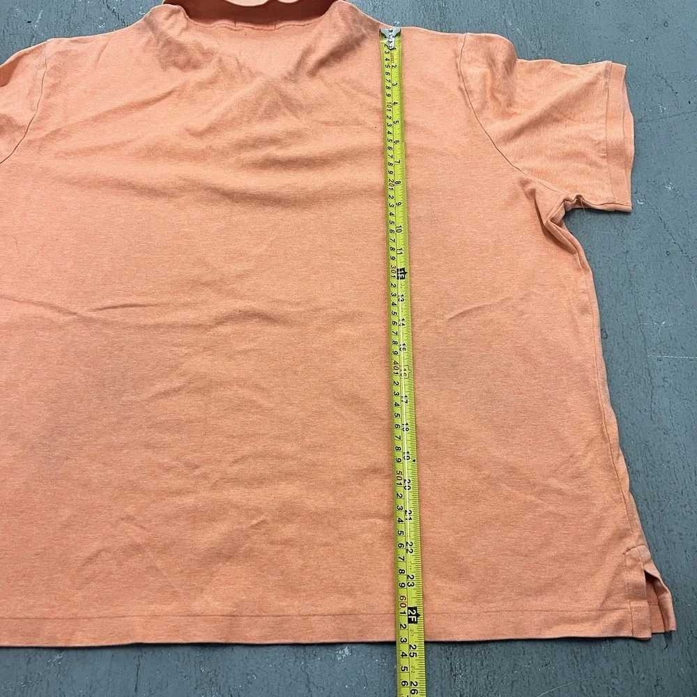 Polo Ralph Lauren Mens Orange Classic Fit Short Sleeve Polo Shirt Size XL Cotton